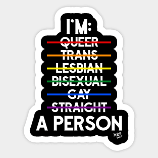 I'm A Person Sticker